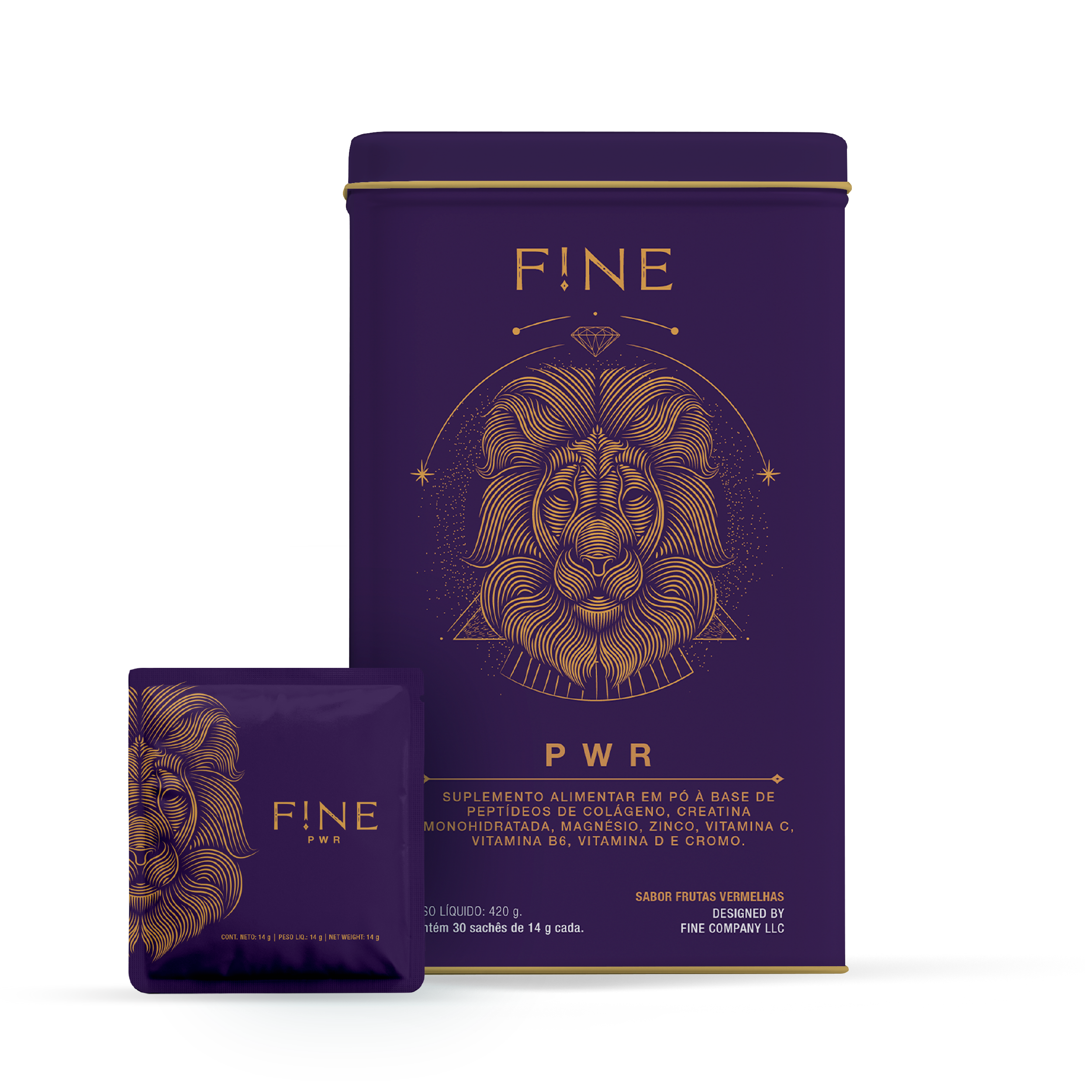 "F!NE Premium Collagen Powder Green Tea Flavor – Hydrolyzed Collagen for Skin Glow, Antioxidant Support & Overall Wellness – Sugar-Free & Metabolism Boosting"